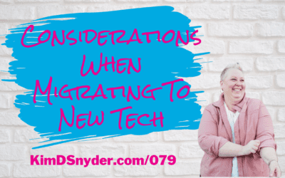 079 Considerations When Migrating To New Tech