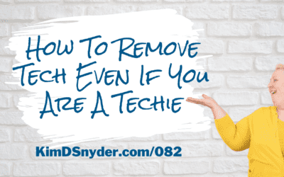 082 How To Remove Tech Even If You Are A Techie