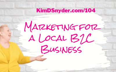 104 Marketing for a Local B2C Business