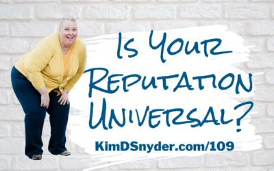 109 Is Your Reputation Universal?